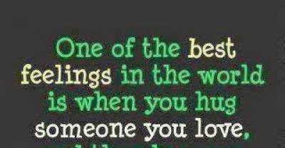 Sometimes you really do just need a hug. A big one.