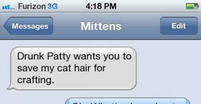 More Fun Texts from Mittens!