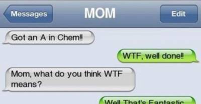 Top 10 Most Hillarious Text By Mom. #10 is Awesome