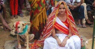 WTF! Indian Teen Girl Marries A Stray &lsquo;DOG&rsquo; In Traditional Ceremony
