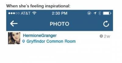If Hermione Granger Had Instagram