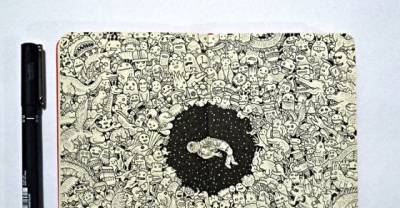 Incredibly Detailed Pen Doodles By Kerby Rosanes