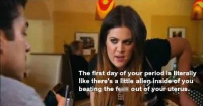 When Girls Are On Periods... The World Goes Upside Down