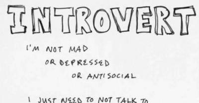 Problems Only Introverts Will Understand  I love you, but no more talking.