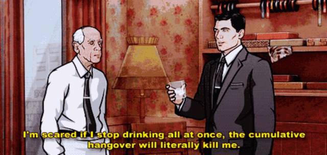 For all of us who have work today, cheers