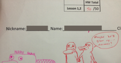 This Teacher Drawings On His Students Test Are Superb