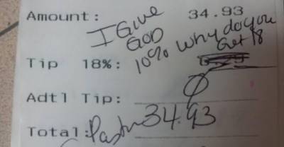Craziest Restaurant Receipts. #4 and #10 Will Give You Mini Heart Attack LOL.