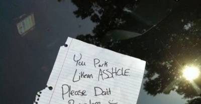 15 People That Have Had Enough And Left Crazy Notes On Other People's Windshields