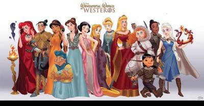 OMG! Disney's Elsa as Daenerys???? Ariel as the Red Witch???