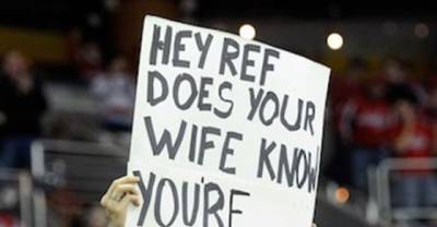 20 Sports Fans Who Rock With The Funniest Sign Cards In Their Hand.
