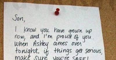 Here are 15 Strangest & Most Embarrassing Notes You Could Get From Your Parents
