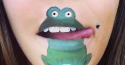 17 Cute Cartoon Characters On Your Lips..Turn Your LIPS like #15 That Will Make You Go 'Aww