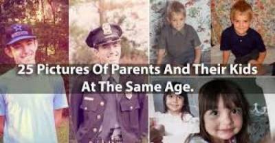 25 Parents And Kids At The Same Age