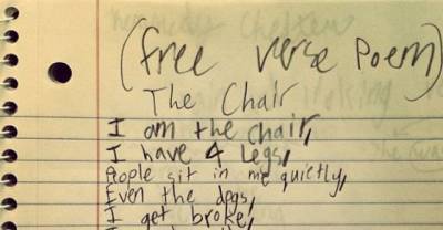 11 Examples of Hilarious Kid Poetry... That is So CUTE.