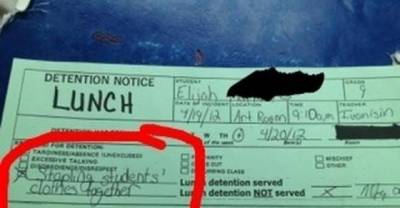 Those 16 Students Got Detention For What? Whoa, Did They Really Do That..?