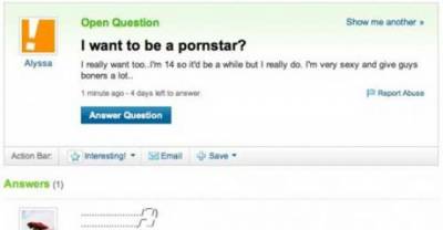 Hilariously Ridiculous Yahoo! Answers From Past History