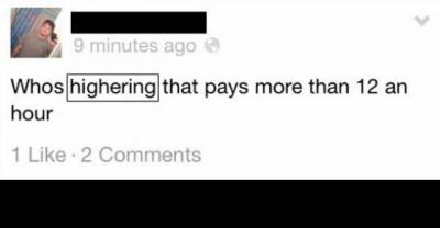 16 Ridiculous And Funny Facebook Spelling Fails
