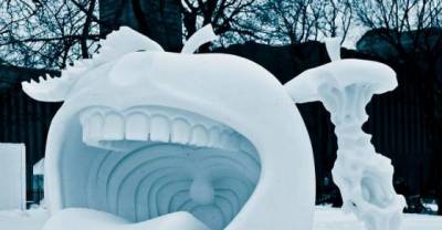 20 Times People Got Really Creative With Their Snow Sculptures