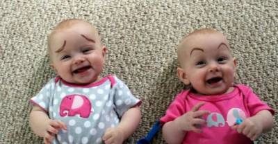 12 babies who got their eyebrows hilariously enhanced