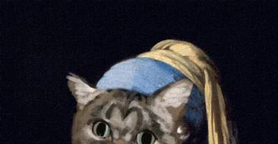 12 Internet Cats, If They Were Famous Paintings