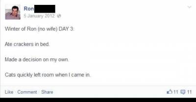 This Guy&rsquo;s Wife Left Him Home Alone For A Whole Month... And He Documented The Whole Thing