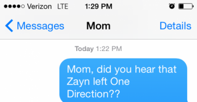 Reaction Of Parents On Zayn Malik Is No Longer Be A Part Of One Direction Part I