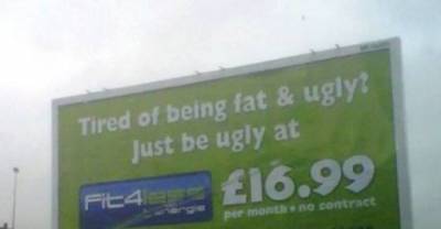 10 Most Controversial Fat Shaming Ads and Signs