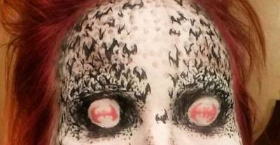 The Spooky Makeup Done By This Girl Will Leave You Stunned.