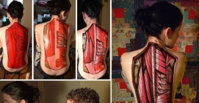 "DANNY QUIRK" Reveals The Details Of Anatomy By Painting.