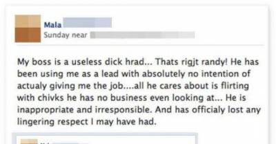 Posting your job grievances on Social Media is less than a stellar idea
