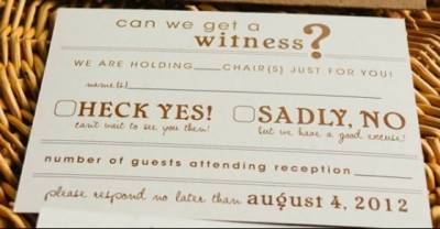 Add A Little Flair To Your Upcoming Event With These 10 Hilarious RSVP Cards