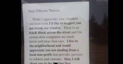 15 Hilarious Notes To Robbers. The Last One Is The Best!