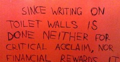 19 Famous Poetry From Bathrooms That Will Inspire You To Be A Poet