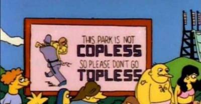 45 Hilarious Signs Spotted in The Simpsons