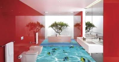 These Amazing 3D Bathroom Floors Will Spin Your Head!