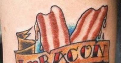 All About The Bacon! 12 Craziest Bacon Tattoos