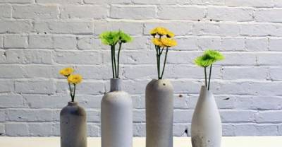 How To Make Your Own Cool Concrete Vases
