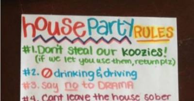 11 People Who Spent Way too Much Time Writing Out Elaborate Party Rules