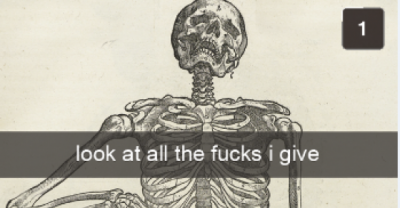 9 Creepy Snapchats Every 16th-Century Anatomical Drawing Has Sent