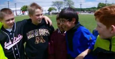 Five Boys Made A Pact To Protect A Kid At School.