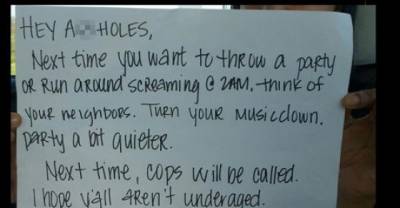 19 Funny Pissed-Off Neighbor Notes
