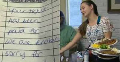 Waitress' Act Of Kindness Toward Grieving Parents Goes Viral