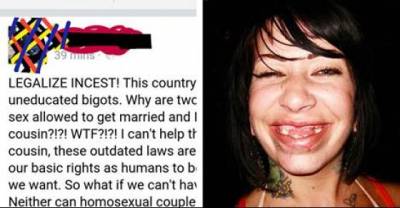 Crazy Girl Rants On Facebook Why Incest Should Be Legalized