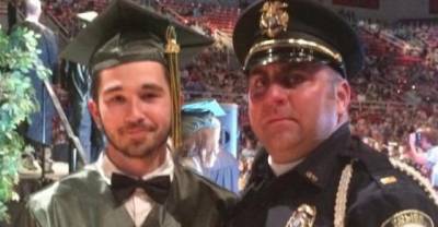 This Cop, Who Had To Tell This Boy His Parents Were Dead, Shows Up To His Graduation