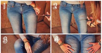 Classic Tips To Renew Your Old Jeans In A Few Minutes!