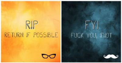 Funny The Funniest Full Forms Of Some Common Acronyms Which We Speak Daily!