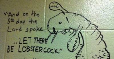18 Beautiful Examples Of Bathroom Graffiti Art Going Through a Renaissance