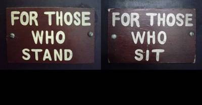 12 of the Coolest Toilet Signs