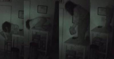 After Hearing Some Noises At Night, He Put A Hidden Camera In His Kitchen. What Was Captured Freaked Him Out!