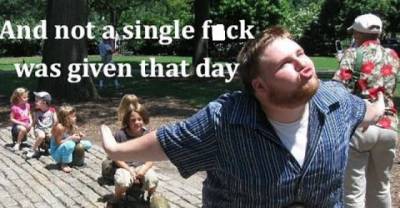 And Not A Single F*ck Was Given
